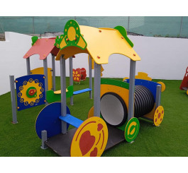 Locomotive aire de jeux pour enfants