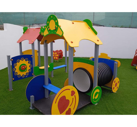 Locomotive aire de jeux pour enfants