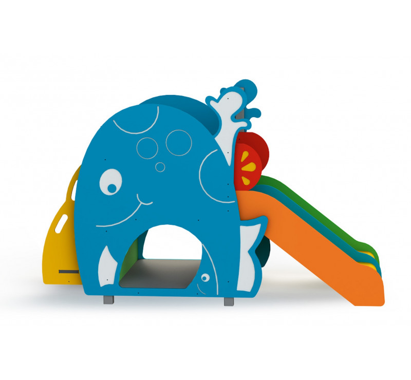 Toboggan baleine pour les enfants âgés de 0 à 6 ans