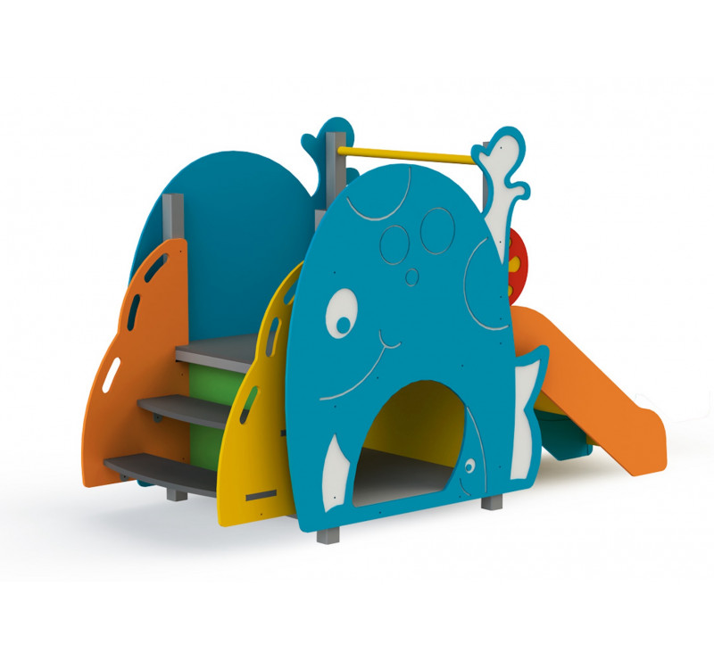 Toboggan baleine pour les enfants âgés de 0 à 6 ans