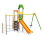 Jeux extérieurs pour enfants, Jeux extérieurs combiné balançoire toboggan, Jeux extérieurs pour collectivités