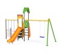 Jeux extérieurs pour enfants, Jeux extérieurs combiné balançoire toboggan, Jeux extérieurs pour collectivités