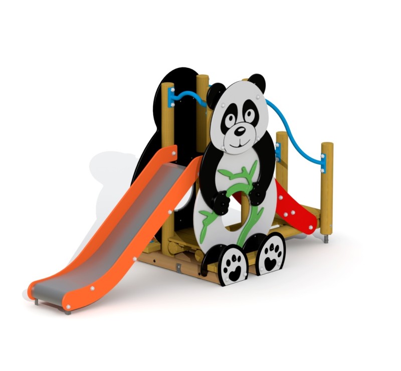 Toboggan pingouin, toboggan panda