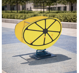 Jeu sur ressort citron