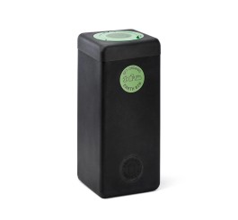 Écobac Poubelle de tri sélectif 60L en plastique recyclé