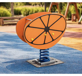 JEU SUR RESSORT ORANGE LE FRUIT