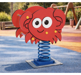 Jeu sur ressort crabe