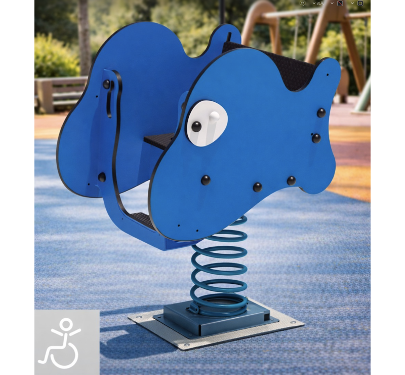 Jeu sur ressort baleine