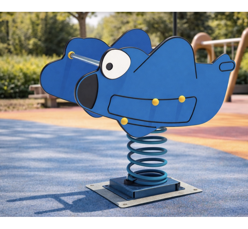 Jeu sur ressort avion