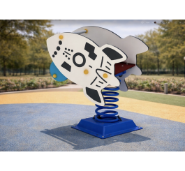 Fusée jeu sur ressort