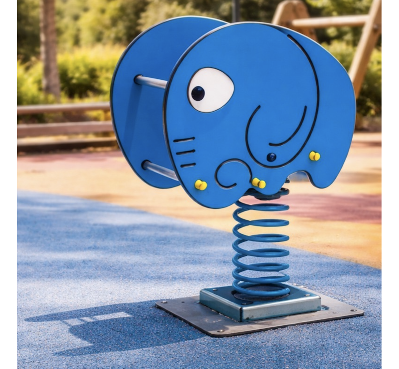 Eléphant jeu sur ressort