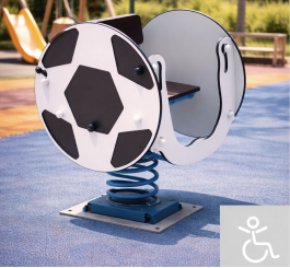 Jeu sur ressort ballon de football