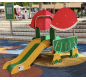 Toboggan tortue pour aire de jeux