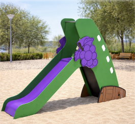 Toboggan thème les vignes