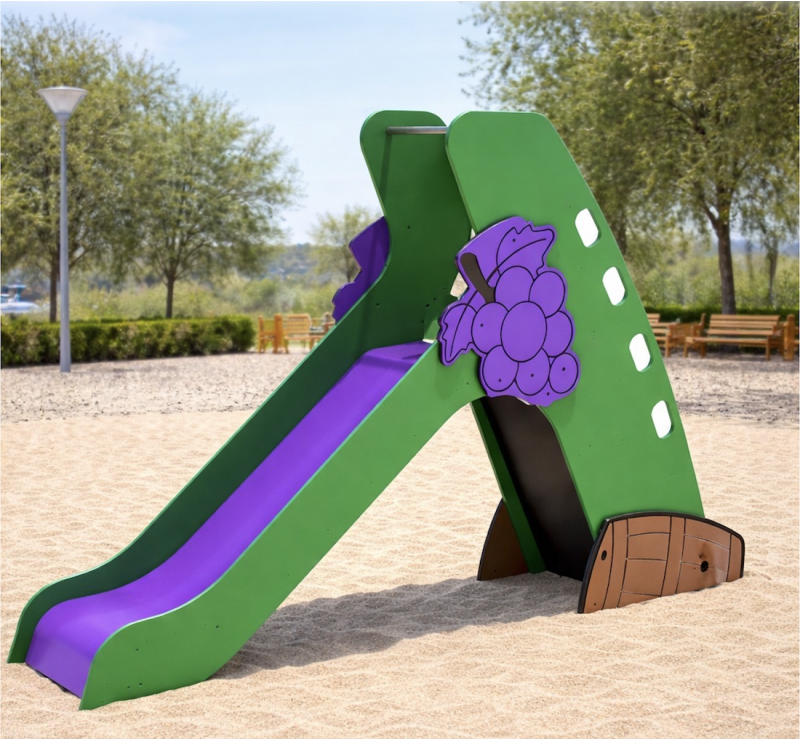 Toboggan thème les vignes