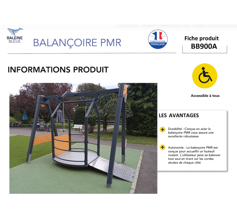 Balançoire PMR