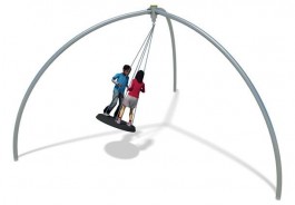 La méga balançoire inox pour les grands