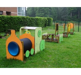 Petit train complet pour aire de jeu