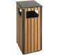 Corbeille bois carrée 36 L
