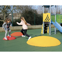 Dôme sol souple pour aire de jeu