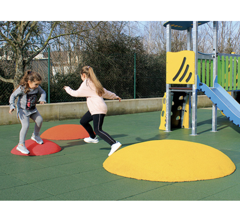 Dôme sol souple pour aire de jeu