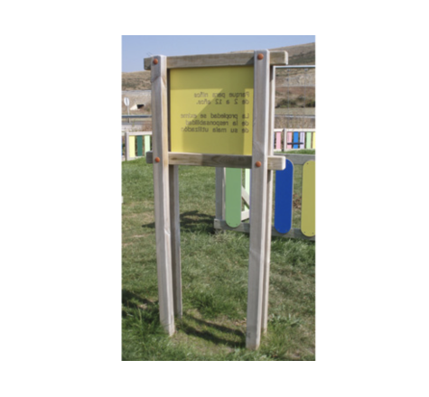 Panneau d'information en polyéthylène