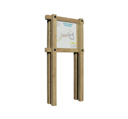 Panneau d'information en méthacrylate