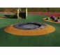 Trampoline pour parc public 2 couleurs au choix