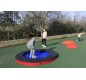 Trampoline pour parc public 2 couleurs au choix