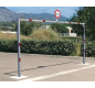 Portique pivotant pour voirie, Portique pivotant route
