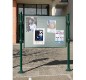 Panneau d'affichage libre sur poteaux