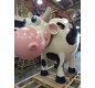 🐄 Structure de jeux Vache avec toboggan et balançoire