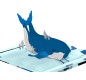 Toboggan Baleine Géante Aquatique pour aire de jeux