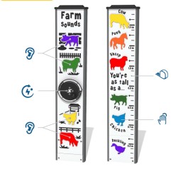 panneau ludique ferme interactif pour les crèches
