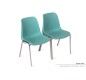 🪑 Chaise Hélène avec tablette écritoire | Anti-feu M2