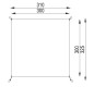 ⛱️ Voile d'Ombrage Carrée 3x3 m | Aire de Jeux & Collectivités