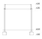 ⛱️ Voile d'Ombrage Carrée 3x3 m | Aire de Jeux & Collectivités