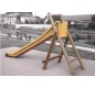 Toboggan polyester avec échelle pour collectivité