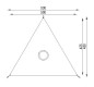 ⛱️ Voile d'Ombrage triangle 5,30 x 4,50 m | Aire de Jeux & Collectivités