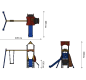 Jeux de plein air pour école, Structure de jeux pour aire de jeux, Aire de jeu pour collectivité