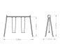 Jeux extérieurs bord de mer, Jeux extérieurs pour campings, Jeux extérieurs pour plage, Balançoire bord de mer