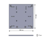 Banquettes avec toit, Gloriette pour professionnel, Abri de rue, Abri avec banquettes