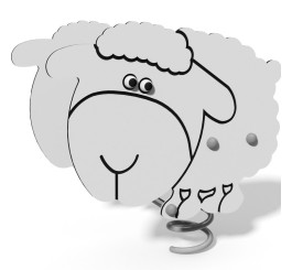 Jeu sur ressort Mouton pour collectivité