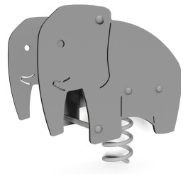 Jeu sur ressort Éléphant pour aire de jeux