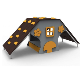 Cabane de jeux extérieure pour collectivité