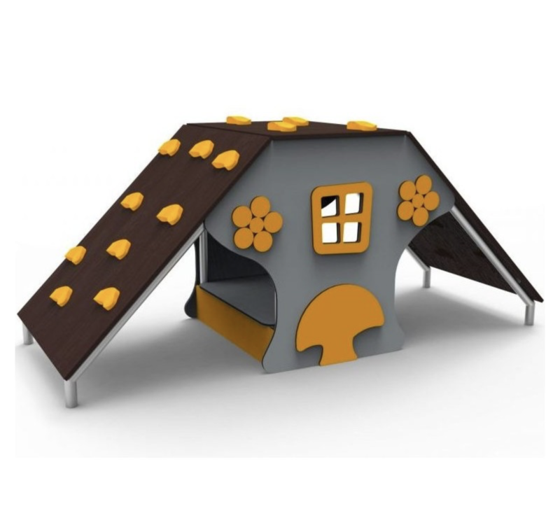 Cabane de jeux extérieure pour collectivité