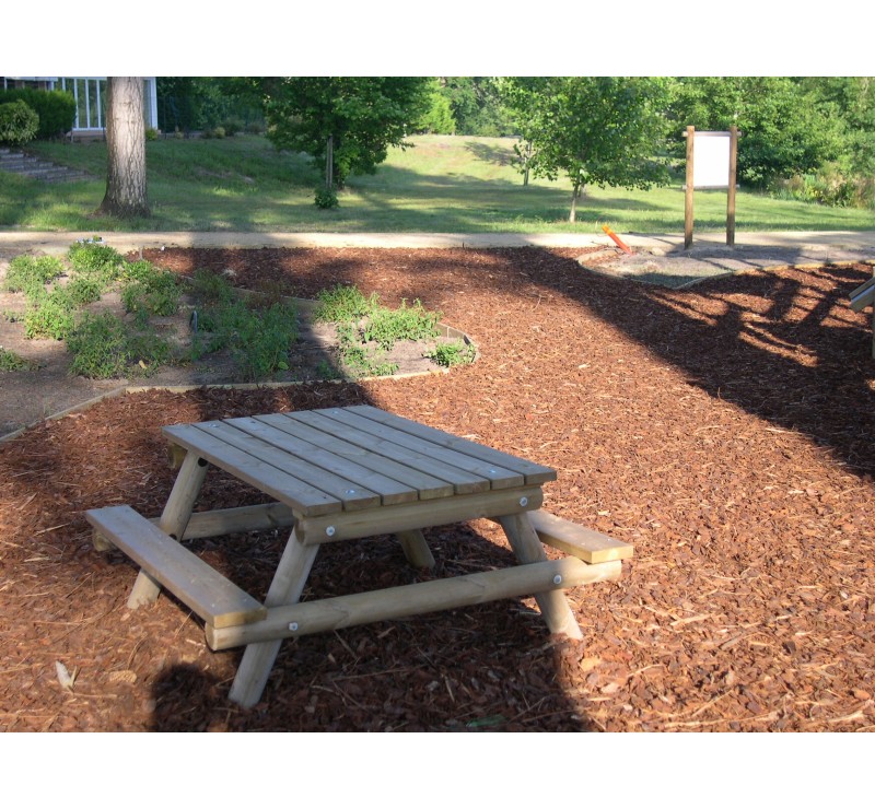 Mobilier urbain pour aire de jeux, Mobilier urbain pour les parcs, Table pique nique pour enfants