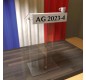 🎤 Pupitre pliable en plexiglas transparent | Fabricant collectivités