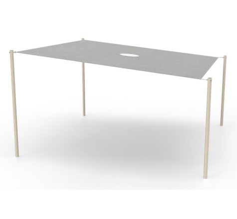 Toile de protection pour espace public