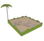 BAIN DE SABLE FOSSILE DINOSAURE